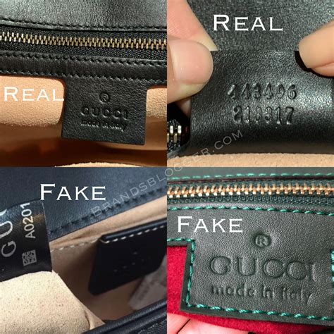 gucci camera bag fake vs real|check gucci serial number.